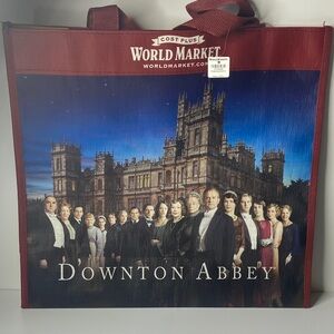 Cost Plus World Market Red Downton Abbey Tote